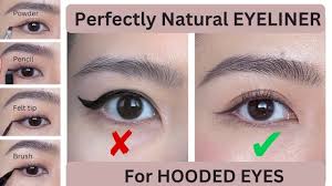 natural eyeliner for hooded eyes