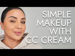 simple makeup tutorial with cc cream