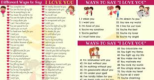 150 Cute Ways To Say I Love You In