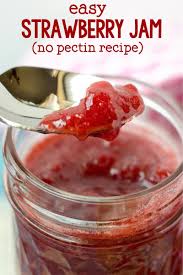 easy strawberry jam recipe with no