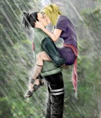 anime couple kissing wallpaper