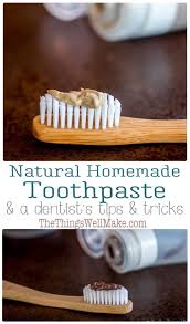 natural homemade toothpaste recipes