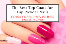 3 best top coats for dip powder nails