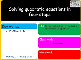 quadratic equations math
