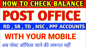 td nsc ppf check balance