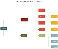 Dichotomous Key Template A Dichotomous Key Is A Tool That
