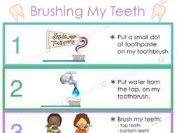 Brushing My Teeth Routine Chart