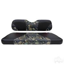Camo Front Seat Cushions For E Z Go Rxv