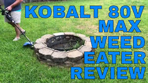 Note that the device comes with one battery. Kobalt 80 Volt Max Weed Eater Youtube