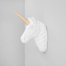 Buy Unicorn Head Wall Mount White