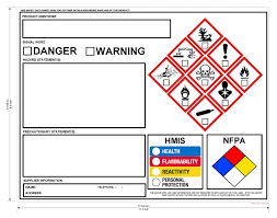 / an older style hmis® label is shown below on the left. New Ghs Chemical Label Osha Hmis Nfpa Diamond Label Safety Sign 8 5 X11 50 Sheets Tough Vinyl Amazon Com Industrial Scientific