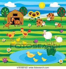 Farmland illustration, farm cartoon drawing illustration, cartoon illustration farm transparent background png clipart. Farm Clipart K16189153 Fotosearch