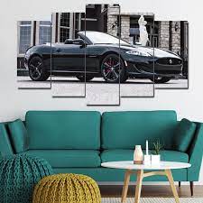 Convertible Car Wall Frame Canvas