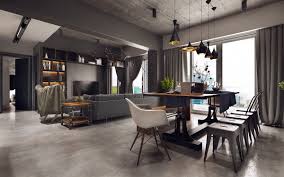 50 Enchant Industrial Dining Room Design With California
