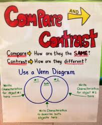 Compare And Contrast Anchor Chart 4th Grade College Essay