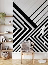 Striped Wallpaper Black And White