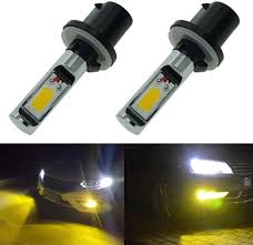 Amazon Com Calais Extremely Bright 880 Led Fog Light Bulb Yellow 3000k 2000 Lumens High Power Cob Chips 890 892 893 Led Fog Lamp Bulbs Replacement Set Of 2 Automotive