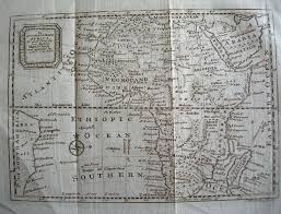 African map 1747 please take note of the kingdom of judah down in. Africa Bowen Londres An Accurate Map Of Africa Catawiki