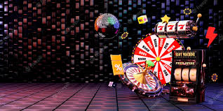 Premium Photo | Online casino 3d realistic roulette wheel and slot machine on black with neon background 777 big win
