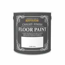 rust oleum chalky chalk white floor