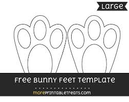 Download bunny feet pattern for free. Pin On Shapes And Templates Printables