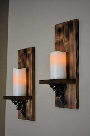 Small Shelf Wall Candle Holder