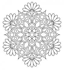 Explore 623989 free printable coloring pages for your kids and adults. Mandala Easy Coloring Pages Flowers Novocom Top