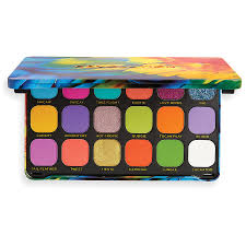 makeup revolution forever flawless bird of paradise eyeshadow palette