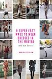 how-do-you-wear-a-sleeveless-dress-in-the-winter
