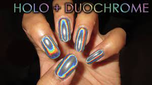 over duochrome diy nail art tutorial