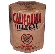 california illegal fireworks