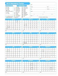 Vacation Schedule Template Excel Employee Absence Tracking Calendar