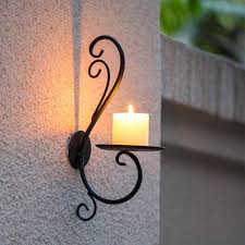 iron candle holder wall art candle