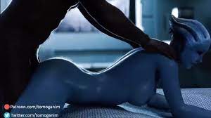 Mass Effect Liara T'soni Loves BBC in her Tight Blue Pussy 