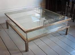 Large Square Coffee Table Glass