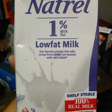 partly skimmed milk and nutrition facts