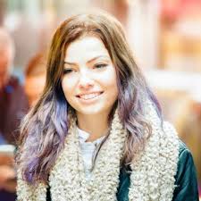 Dark roots and purple tips. 22 Ways To Style Purple Ombre Hair In 2019