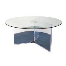 round glass dining table 1990s