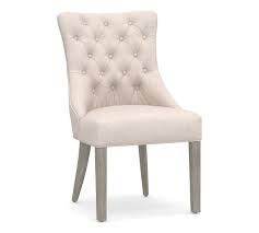 Three children or two adults could comfortably fit on a dining room. Hayes Tufted Upholstered Dining Chair Pottery Barn