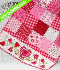 for my valentine table runner pdf