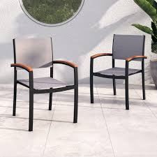 Maui Aluminium Outdoor Dining Chairs
