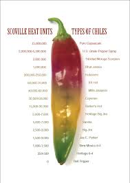 Chile Heat Level Chart Stuffed Peppers Hot Sauce Recipes