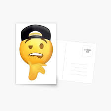 Douche emoji face horny meme " Postcard for Sale by elegancedefined |  Redbubble