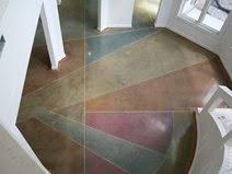 concrete floor colors colored