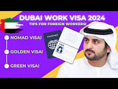 Dubai/UAE Work Visa For Foreign Workers In 2024 | New Tips For You