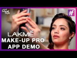 let s try lakme make up pro app with