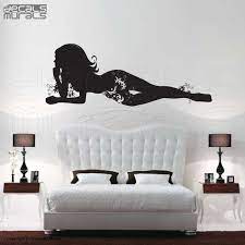 Wall Decals Laying Woman Silhouette