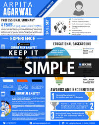 Awesome Infographic Resume For Job Success