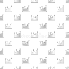 Chart Pattern Repeat Vector Stock Vector Illustration Of