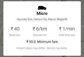 Ola Undercuts Uber With Micro Cabs At Rs 6 Per Kilometre